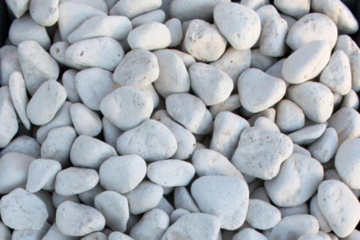 Белая галька галтовка (20-40 мм.)  купить в Чите от производителя, без посредников